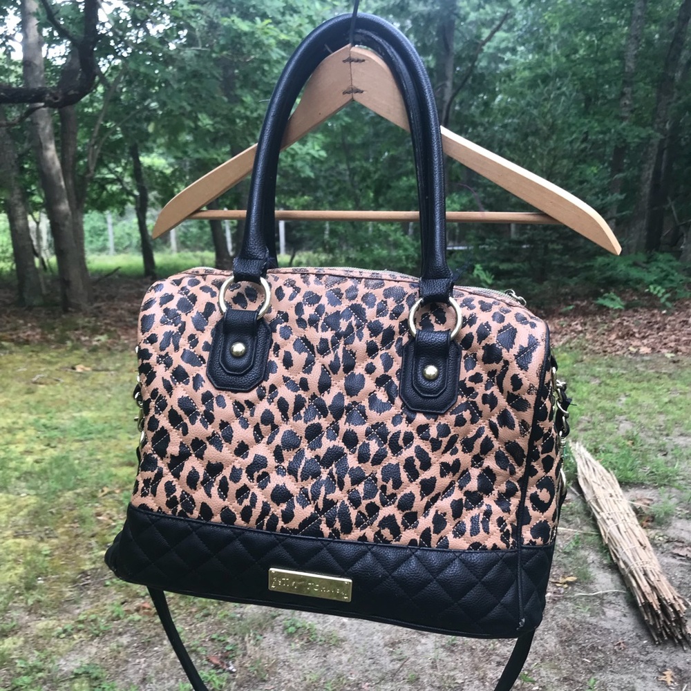 Large Betsy Johnson Cheetah Bag